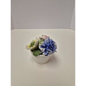 Vintage  Porcelain Radnor 3” Bone China Floral Vase (Staffordshire England)